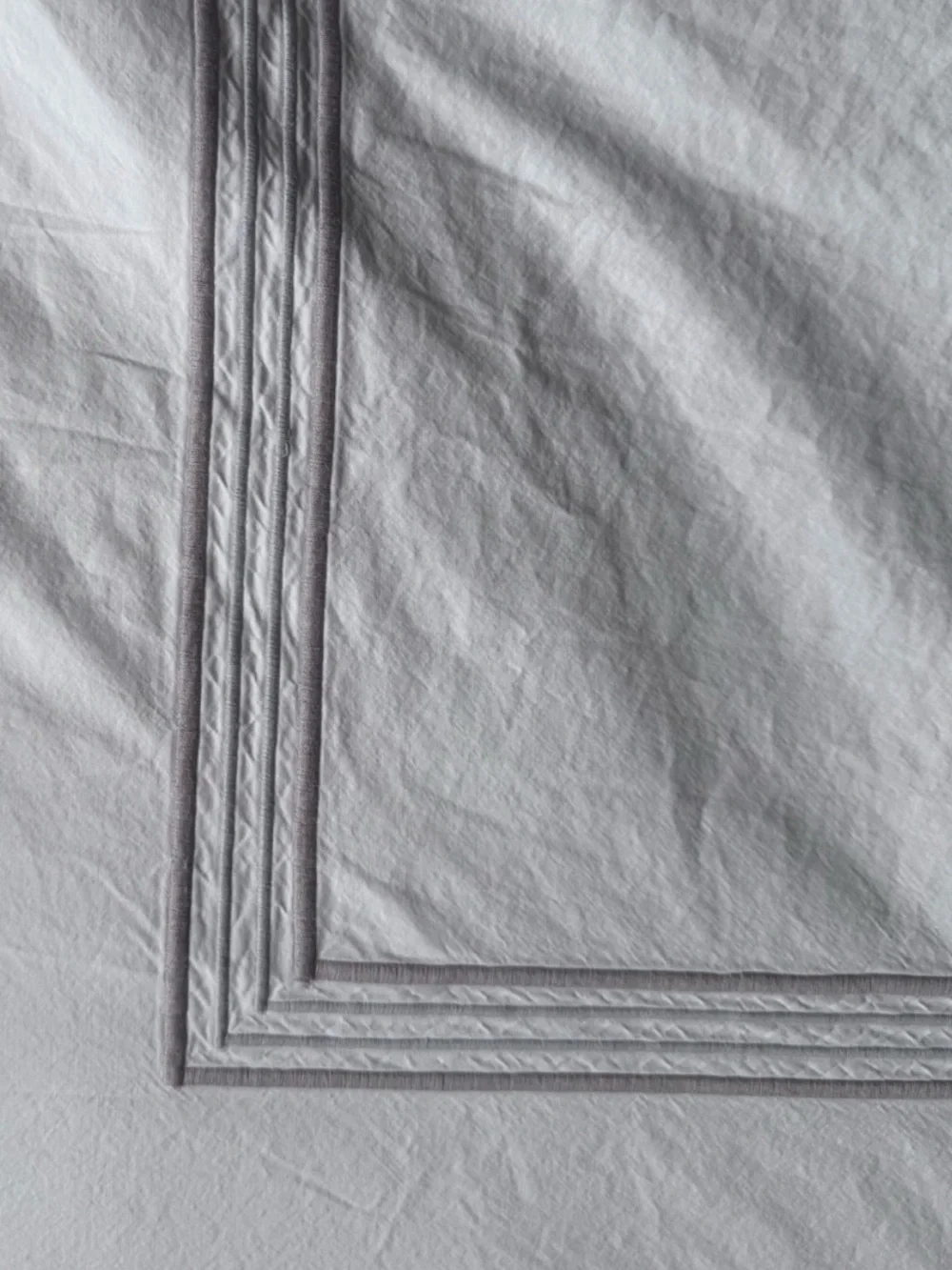 Dea Italian Luxury Linens Sinfonia Toscana Percale Duvet White Queen